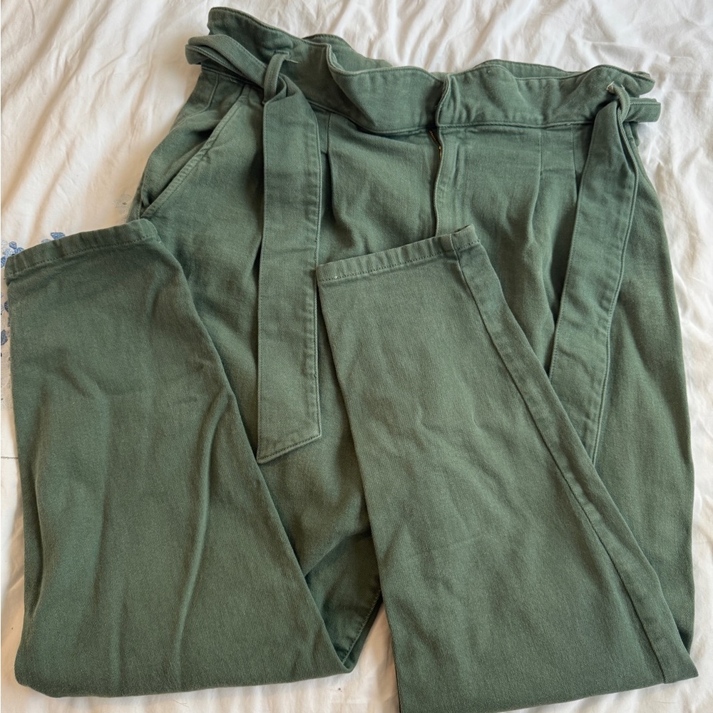Sezane Austin Trousers Vert Cargo - Size 48